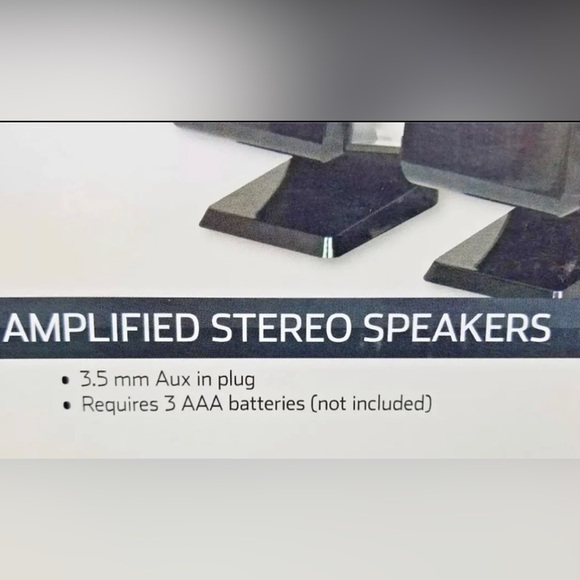 Amplified stereo speakers 🔊 - Picture 6 of 6